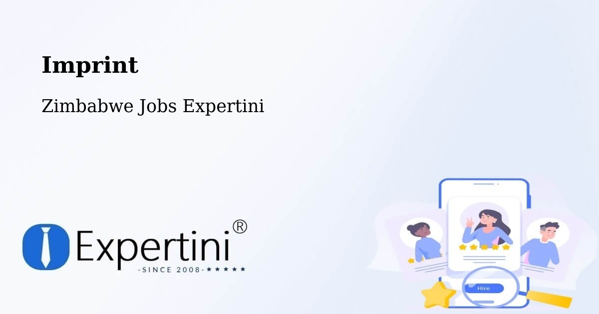 Imprint – Mount Darwin - Zimbabwe Jobs Expertini